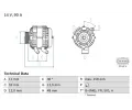 Alterntor BOSCH ‐ BO 0986049121