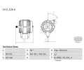 BOSCH Alterntor ‐ BO 0986049181