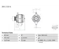 Alterntor BOSCH ‐ BO 0986049350