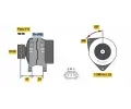 Alterntor BOSCH ‐ BO 0986049490