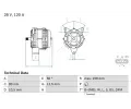 Alterntor BOSCH ‐ BO 0986049820