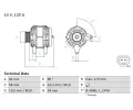 Alterntor BOSCH ‐ BO 0986049990