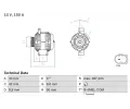 BOSCH Alterntor ‐ BO 0986080040