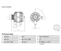 Alterntor BOSCH ‐ BO 0986080140