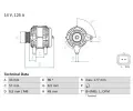 Alterntor BOSCH ‐ BO 0986080270