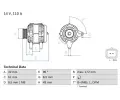 Alterntor BOSCH ‐ BO 0986080330