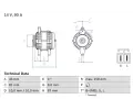 Alterntor BOSCH ‐ BO 0986080430