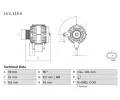 Alterntor BOSCH ‐ BO 0986080800