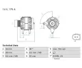 Alterntor BOSCH ‐ BO 0986081850