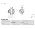 Alterntor BOSCH ‐ BO 0986081910