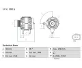 BOSCH Alterntor BOSCH ‐ BO 0986081930