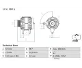 Alterntor BOSCH ‐ BO 0986082200