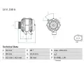 Alterntor BOSCH ‐ BO 0986082560
