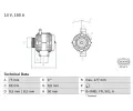Alterntor BOSCH ‐ BO 0986082590
