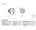 Alterntor BOSCH ‐ BO 0986082810
