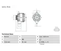 Alterntor BOSCH ‐ BO 0986082830