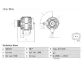 Alterntor BOSCH ‐ BO 0986083190