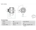 Alterntor BOSCH ‐ BO 0986083270
