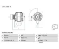 Alterntor BOSCH ‐ BO 0986083330