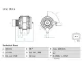 Alterntor BOSCH ‐ BO 0986083440