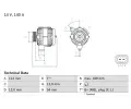 Alterntor BOSCH ‐ BO 0986083820