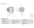 Alterntor BOSCH ‐ BO 0986083910