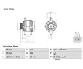 Alterntor BOSCH ‐ BO 0986083930