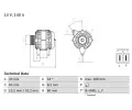 Alterntor BOSCH ‐ BO 0986084150