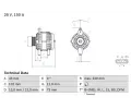 Alterntor BOSCH ‐ BO 0986084470
