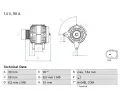 BOSCH Alterntor ‐ BO 0986084750