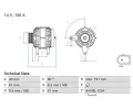Alterntor BOSCH ‐ BO 0986085020