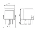 BOSCH Rel pracovnho proudu BO 0986332041, 0 986 332 041