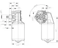 BOSCH Motor stra BO 0986337401, 0 986 337 401