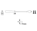 BOSCH Sada kabel pro zapalovn BO 0986356716, 0 986 356 716