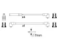 BOSCH Sada kabel pro zapalovn BO 0986356720, 0986356720