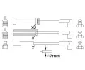 BOSCH Sada kabel pro zapalovn BO 0986356739, 0 986 356 739