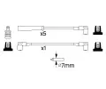 BOSCH Sada kabel pro zapalovn BO 0986356753, 0986356753