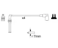 BOSCH Sada kabel pro zapalovn BO 0986356778, 0 986 356 778