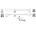 BOSCH Sada kabel pro zapalovn BO 0986356807, 0 986 356 807