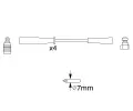 BOSCH Sada kabel pro zapalovn BO 0986356817, 0 986 356 817