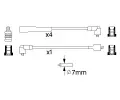 BOSCH Sada kabel pro zapalovn BO 0986356841, 0 986 356 841