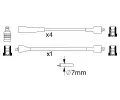 BOSCH Sada kabel pro zapalovn BO 0986356855, 0 986 356 855