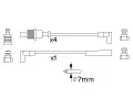 BOSCH Sada kabel pro zapalovn BO 0986356883, 0 986 356 883