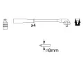 BOSCH Sada kabel pro zapalovn BO 0986356887, 0 986 356 887