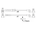 BOSCH Sada kabel pro zapalovn BO 0986356975, 0 986 356 975