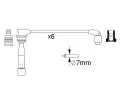 BOSCH Sada kabel pro zapalovn BO 0986356992, 0 986 356 992