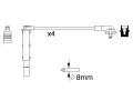 BOSCH Sada kabel pro zapalovn BO 0986357090, 0 986 357 090