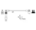 BOSCH Sada kabel pro zapalovn BO 0986357228, 0 986 357 228