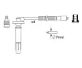BOSCH Sada kabel pro zapalovn BO 0986357262, 0 986 357 262