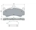 BOSCH Sada brzdovch destiek BO 0986424067, 0 986 424 067